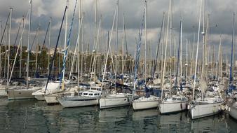 Barcelona Marina boats