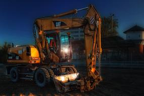 Construction site Machine Excavators