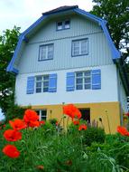 Gabriele MÃ¼nter House, now museum, at summer, Germany