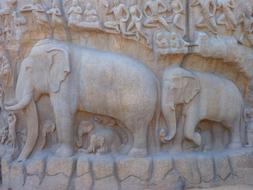 Elephant Relief stone