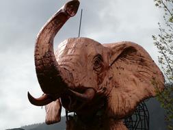 Elephant Pink statue