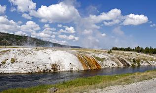 River Water in Yellowstone National park
