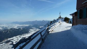 Allgau Pfronten Breitenberg at winter