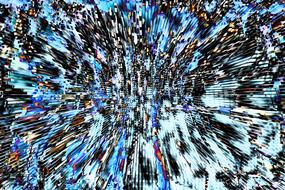 explosion of colors, digital art