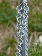 new metal chain outdoor