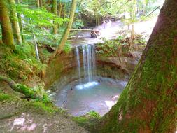 Waterfall in hirschbach