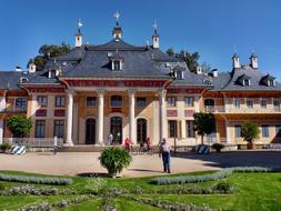 Castle Pilnitz Dresden people