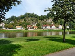 Rathen park and lake