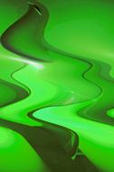 green liquid wave clipart