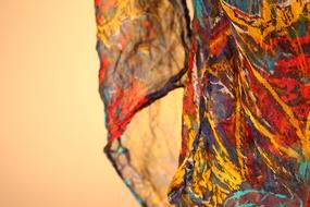 Fabric Scarf soft colors
