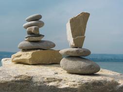 Stones Rest Form sea