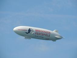 Zeppelin blue sky