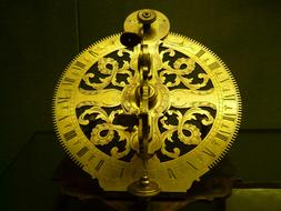 Golden Clock from Middle ages