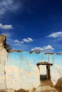 Construction Ruins and Clouds