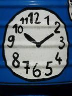 image of a dial on a fire hydrant, close-up