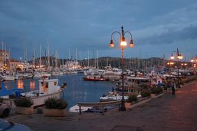Boats in Sea Port