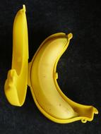 unpeeled Banana in Storage Box