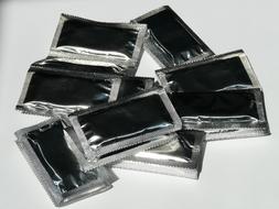 condoms in silver packs