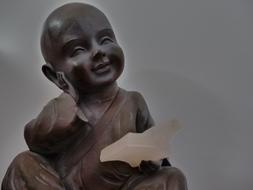 young buddhist Monk Figure, Decoration