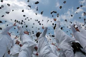 graduation ceremony at the sailors