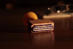 Wood Old ink Seal