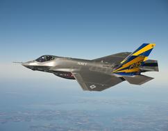 Fighter Jet Lockheed Martin blue sky