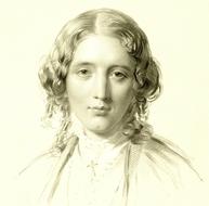 writer harriet beecher drawing