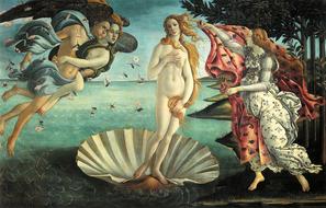 Painting La Nascita Di Venere drawing