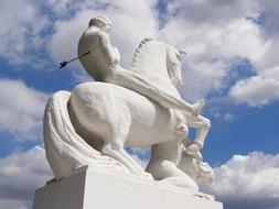Reiter Horse Statue on a sunny day