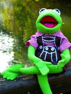 Kermit Frog Doll green lake