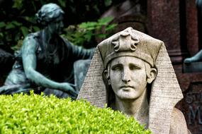 stone Sphinx Central Cemetery in Vienna