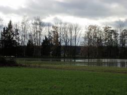 flood on a cloudy day