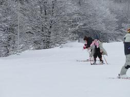 Children Snow Winter paly