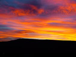 Sunrise Cloud Red oranhe mood