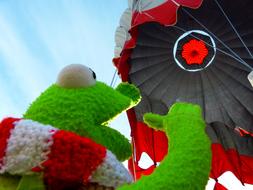 Balloon Hot Air and kermit frog