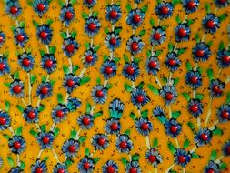 colorful Flowers Floral Ornament
