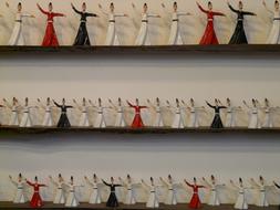 Ceramic Dervishes Figures