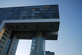 modern architecture of the port in Cologne