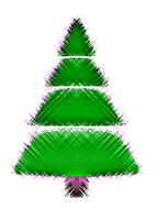 christmas tree green decoration drawing