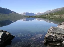 Breiddalsvatnet Lake water
