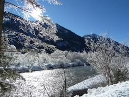 Austrian Winter River