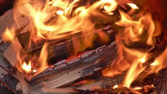 hot Fire Burn