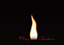 merry christmas on black picture
