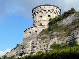 castle tower on the cliff