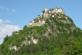 Castle Fortress green trees