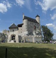 old castle in poland on a sunny day