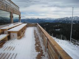 alpine refuge at winter, germany, Allgau