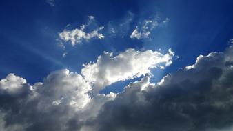 sunny Blue Sky Clouds