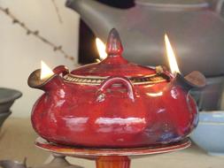 Flame in Lamp Oil
