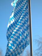 blue Bavaria Flag